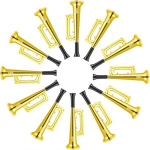 Jouets de Trompette, 12 Pièces Trompette d'enfants, Instrument de Musique Enfant, Party Noise Maker, Trompettes Fête Anniversaire, Jouets pour Anniversaires Carnavals Fêtes et Événements (qinghongparty, neuf)