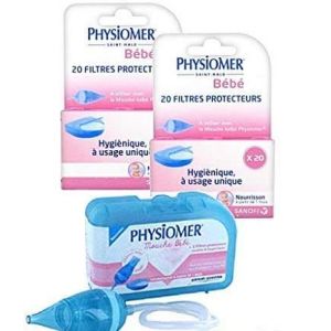 Physiomer Mouche Bébé + Physiomer 40 Filtres Protecteurs (WEBPARA, neuf)