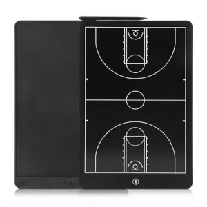 Tableaux Tactiques de Basket-Ball Electronique, LCD 16 Pouces Panneau d'entraînement de Basket-Ball,Panneau de stratégie numérique avec Stylet pour Le Jeu de Basket-Ball, l'entraînement,Compétition (Taimyer, neuf)