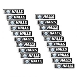 Halls® | Bonbons rafraîchissants sans sucre | Halls® extra fort | Bonbons Menthol et Eucalyptus - 20 Pièces (640 Gr) (Antico Caffè Novecento S.r.l. Unipersonale, neuf)