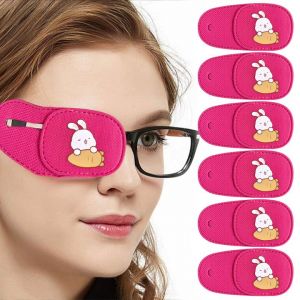 ZKGYUS 6 cache oeil medical,Cartoon enfants œil unique couverture masque oculaire non tissé super mignon garçons et filles cyclopes œil unique couverture lunettes(10.5 * 5.2cm) (Piasbta Sbasub, neuf)