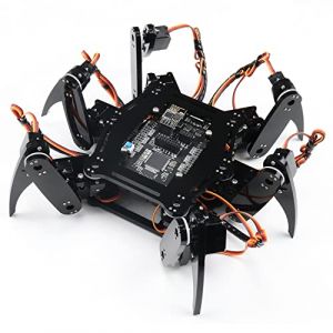 Freenove Hexapod Robot Kit (Compatible with Arduino IDE), Walking Crawling Twisting, App Remote Control, Servo STEM Project (Freenove-EU, neuf)