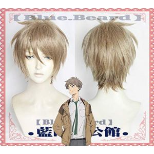 Anime The Millionaire Detective Balance: Perruques de Cosplay Haru Kato illimitées en lin or court perruque de cheveux synthétiques + bonnet de perruque (good stuff A, neuf)