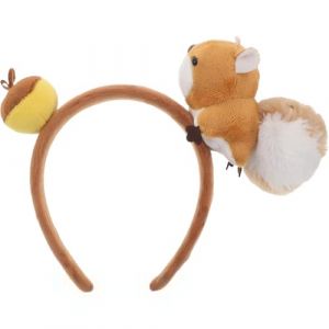 BESPORTBLE Serre-t&ecirc;te &eacute;cureuil de f&ecirc;te : coiffe de cosplay animal &ndash; serre-t&ecirc;te d&eacute;coratif en forme d'&eacute;cureuil, accessoire de costume de dessin anim&eacute; pour les &eacute;v&eacute;nements de d&eacute;guisement de (Breeze & Leaves, neuf)