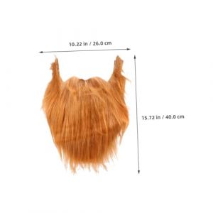 Gatuida 6pièces Fausse Barbe Halloween Moustaches Artificielles Pour Homme Accessoires De Déguisement Pour Cosplay Événements à Thème Et Mascarade (Brandon Zou, neuf)