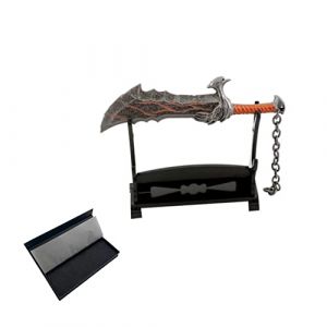 1 pc Dieu de la Guerre Chaos Lame Tonnerre Marteau Hache &Eacute;p&eacute;e Arme Mod&egrave;le Porte-cl&eacute;s avec Pr&eacute;sentoir pour (Coffret cadeau 2) (Beilaida, neuf)