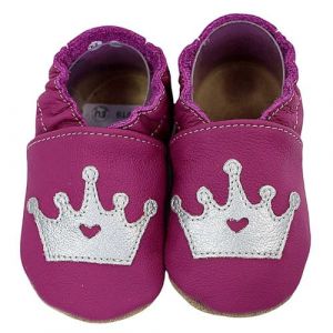 HOBEA-Germany Chaussures pour Enfants, gar&ccedil;ons et Filles dans diff&eacute;rents mod&egrave;les, Couronne Violette, Taille :26/27 (HOBEA-Germany GmbH, neuf)