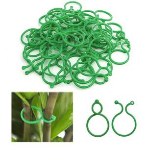 UYVPAER 200 Pinces Pour Plantes De Jardin, Clips Pour Plantes Grimpantes Jardin, Clips De Support Pour Plantes, Vigne Support Plantes Grimpantes Clips, Clip En Plastique S&eacute;curis&eacute; Pour Plantes (SHAO WEIWEI DE DIAN, neuf)