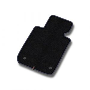 MOTOS Velours Premium Tapis conducteur 1 pièce destiné à BMW Serie 3 E90 2004-2011 - Premium, Cuir, Bleu Côté conducteur - Découvrez un nouveau confort de conduite avec un tapis de conducteur en velou (MOTOS EU, neuf)