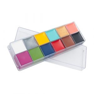 MOTHNUR 96g Palette De Peinture à Huile Pinceaux Pour Halloween Et Événements Festifs Peinture Facile Et Lavable Sûre Pour Peau Et Amusante (Huajiay, neuf)