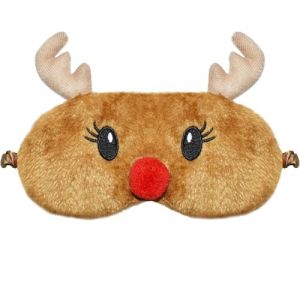 Masque de Sommeil, Masques De Sommeil En Peluche, Masque de Sommeil Animal, Masque de Voyage de Sommeil, Masque pour Dormir Mignon pour Enfant Adulte Dormir Sieste (B) (QIUDIANBIN LIMITED, neuf)