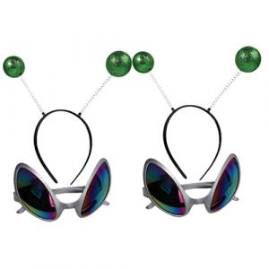 Ipetboom 2 Ensembles Lunettes Fantaisie Bandeau Lunettes Accessoires D&eacute;guisement F&ecirc;te Cosplay F&ecirc;tes (hikarish, neuf)