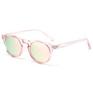 LJCZKA Lunette de Soleil Polaris&eacute;e Ronde Homme Femme Vintage R&eacute;tro Lunettes de Soleil Femme Polaris&eacute;es Protection UV400 (LJCZKA, neuf)