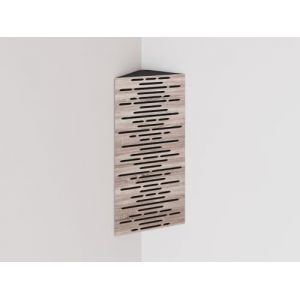 Lot de 2 pièges à basses d'angle acoustiques étroits | Diffusion - Réflexion - Insonorisation - Isolation | 23x50cm | Plaques perforées de couleur : (Sonoma, WAVE) (ATB-SOUND, neuf)