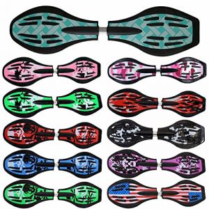 FunTomia Waveboard ABEC9 Roulement à billes avec sac (plusieurs couleurs) (Turquoise/tressé) (S+S Sportartikel GmbH, neuf)