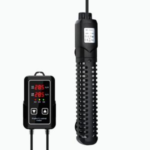 HUIZHOU Chauffage pour Aquarium (15-34 &deg;C), thermoplongeur pour Aquariums et bassins &agrave; Poissons avec r&eacute;gulateur de temp&eacute;rature et Protection Contre la surchauffe (500W) (HUIZHOU, neuf)