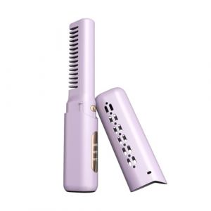 Oiqippnbv Mini Lisseur à Cheveux Professionnel, Peigne Chaud Électrique à Chauffage, Lisseur Portable Multifonctionnel Sans -A (Libayuanshangmao, neuf)