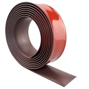 Seuil de porte adhesif PVC profil de transition barre de seuil de porte bande de transition de sol bande de recouvrement pour planchers stratifié (2m×5cm, café brun) (Yongyam-EU, neuf)
