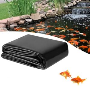 Gguwug bache epdm 5x5.5m epdm toiture Piscine, à Membrane renforcée Film d'étang, Bassin de Jardin extérieur étangs et étangs de carpes koï résistant à la déchirure (BBINM-UK, neuf)