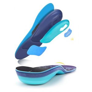 PCSsole Semelles Orthop&eacute;diques pour Femmes Homme Semelles Chaussures Confort pour &Eacute;pine Calcan&eacute;enne, Pied Plat, Fasciite Plantaire, Coussinet, Talon Douleur, Soutien Voute Plantaire, Travail Debout (pcssole, neuf)