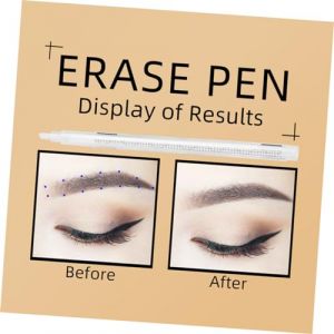 SOIMISS 3 Pièces Stylo Effaceur Marqueur Blanc Portable pour Enlever Marques Tatouage Correcteur Cosmétique Multifonction Facile à Utiliser pour Sourcils et Maquillage (Star-wish, neuf)