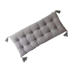 Babywood Coussin pour arche d'escalade, coussin pour enfant, coussin pour balançoire, tapis pour triangle d'escalade, coussin décoratif pour chambre d'enfant, intérieur et extérieur, gris, taille S (BabyWoodPoland, neuf)