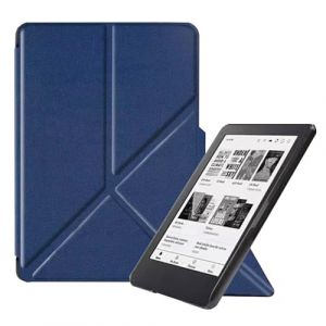 ZTAOOPOU Antichoc Housse pour KOBO Clara Colour Coque - Étui KOBO Clara BW 6" Liseuse eBook Housse avec Support Pliant Housse Protection Coque (Bleu) (STAECASE, neuf)