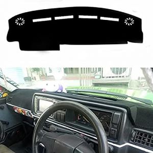 Convient pour Volkswagen VW Golf Jetta Mk2 GTI intérieur Tableau de Bord Couvre Anti-dérapant Protection UV Tableau de Bord Couverture, RHD Fil Noir (changhaiFCFC, neuf)