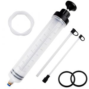 ANBOWEI Seringue a Huile 500ml, Pompe Vidange Huile Moteur, Seringue Liquide de Frein, Pompe Manuelle avec Tuyau, Injecteur Extracteur pour d'Huile de Transmission de Voiture (Xingge-EU, neuf)