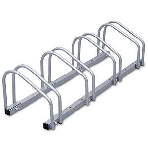 Tubiaz Râtelier vélos Système Range-vélo, Support de Rangement Vélo pour 4 Vélos de Sol et de Montage Mural, Dimensions 101x32x26cm (BIGBIGDUCK, neuf)