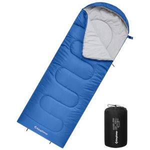 KingCamp Sac de Couchage Adulte et Enfant Sac de Couchage Compact Ultra Leger 3 Saisons Connectable pour Double Duvet Grand Froid pour Camping Hiking Trekking Randonnée Voyage Extérieur (KingCamp EU, neuf)