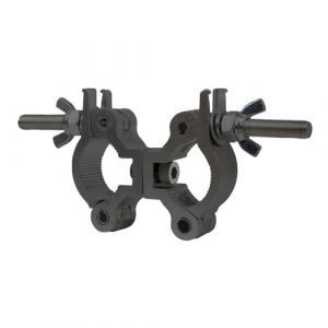 Crochet Jeux de Lumi&egrave;res Dj Truss Clamp 35mm-45mm Crochet de Fixation Projecteur, Porteur 100kg Double Collier de Serrage Pivotant Eclairage Light Fixation sur Tube Rond (Jinda Audio, neuf)