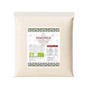 RACILIA Farine de Blé Tendre Bio de Maiorca - Biologique 100% Grain Ancien Sicilien et Organique- Riche en Fibres et Protéines (1 kg (Emballage de 1)) (Racilia, neuf)