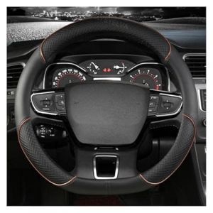 Protection pour Citroen pour C3 II III 2009-2021 pour AIRCROSS 2017-2021 pour Berlingo 3 pour C4 pour Picasso 2 D Type enveloppe de Volant Housse de Volant Auto(Coffee) (DIEGEROUJIAMO-EU, neuf)