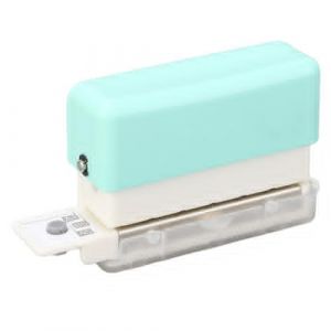 Perforateur Portable &agrave; 6 Trous pour B5, Trou Circulaire en Pu pour Rapports, Scrapbooking, Feuilles Mobiles, Compact et Facile &agrave; Utiliser (yafaa, neuf)