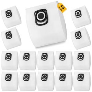 Lot de 15 Sac Aspirateur pour Rowenta Hygi&egrave;ne + ZR200520 ZR200720 ZR200920 Compatibles avec Rowenta Tefal Moulinex Silence Force Green Force Power XXL X-Trem Power Compact Power RO63xx RO64xx RO68xx (YINGYstore, neuf)