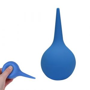 Poire de Nettoyage d'oreille Doux, Poire Effilée Poire Oreille, Seringue d'oreille à Ventouse en Caoutchouc pour Le Rinçage Des Oreilles Aspirer la Poussière Élimination de Saleté des Oreilles,Bleue (RONGhouse, neuf)