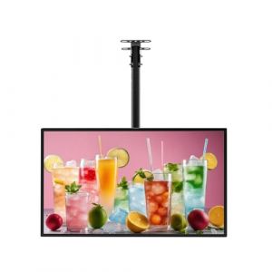 YIJIEHH Menu Rétro-éclairé LED pour Restaurant, LED Boîte À Lumière Publicitaire TV Ultra-Mince De Type Dessin, Écran D'affichage d'affiche Éclairé-Black Horizontal Screen||50x100cm (shangmaodian(Livraison rapide en 7 à 14 jours), neuf)