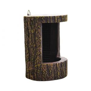 Bo&icirc;te d'alimentation &Agrave; Reptiles,Bol Alimentaire R&eacute;sistant &Agrave; l'usure | Accessoires Reptiles avec Crochets en Design Souche d'arbre Simul&eacute;e | pour Petits L&eacute;zards Dragons Geckos Grenouilles Terrarium (Youywz, neuf)