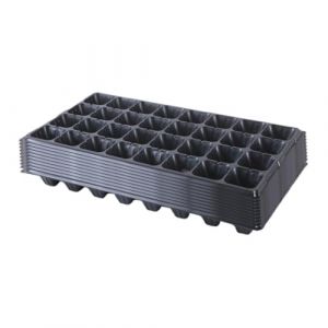Sharplace 10 PCS Plateaux de Semis, Culture des Plantes Plateau, Plateau de Semis Croissance Plateaux avec des Trous de Drain, P&eacute;pini&egrave;re de Semis en Plastique pour La Maison de Jardin, 32 Trous (RT Technology, neuf)