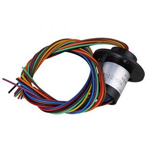 BQLZR 1,3 cm de diamètre 240 V Noir 8 circuits 250rpm chaque 2 A Capsule Slip Anneaux 4 mm alésage Taille Capsule Slip Bague (BQLZR (l' article sera livré  dans les  9-18 jours ouvrables environ), neuf)