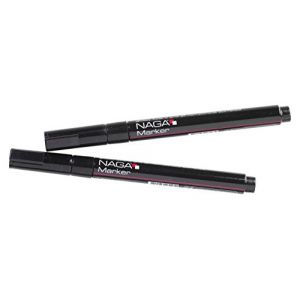 Naga Marqueur craie pointe Fine-Noir-Lot de 2 (Stock Bureau Maison Bien-&ecirc;tre, neuf)