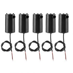 DollaTek Mini pompe &agrave; eau, pompes &agrave; eau de pompe &agrave; moteur DC 3V 5V Micro mini pompe &agrave; eau submersible ou aquarium de fontaine de r&eacute;servoir de poissons, pompes &agrave; eau de pompe &agrave; moteur micro - 5pcs (DollaTek, neuf)