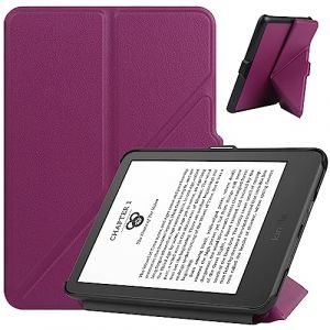 VOVIPO Étui pour Kindle 2022 6 Pouces, Coque de Protection Mince et Léger, Housse Magnétique Auto Réveil/Sommeil pour 6" All-New Kindle(11e génération 2022)-Purple (Aode Nuo EU, neuf)