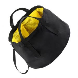 POPETPOP Bassine Pliable pour Bain de Pieds 12l Jaune Portable Multifonctionnelle pour Voyage Camping Randonn&eacute;e Bassine D'eau Ext&eacute;rieure (Riser Treasure, neuf)