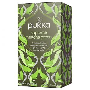 Pukka Teas Organic Supreme Matcha Lot de 4 paquets de 20 sachets de th&eacute; Vert matcha (Broadway Candy Co, neuf)