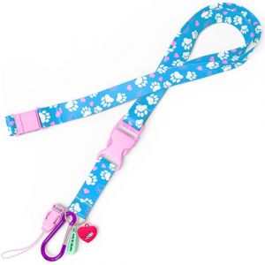 Nurse is Love Cordon Tour de Cou pour Infirmi&egrave;res - Cordon Tour de Cou pour Cl&eacute; avec Attache pour Porte Badge, Ciseaux Clip d'Acc&egrave;s Facile et Mousqueton, Infirmiere Accessoires, Aide Soignante (Gylmo Store, neuf)