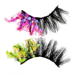 HAPINARY Cils à Paillettes Extensions De Cils Naturelles Longs Pour Maquillage Des Yeux Individuels Pour Événements Spéciaux (Gan Gardner, neuf)