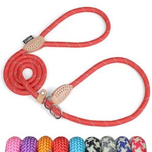Grand Line Laisse de dressage anti-traction r&eacute;fl&eacute;chissante, 1,5 m, durable, sans collier, pour chiens et chiots (FITAM, neuf)