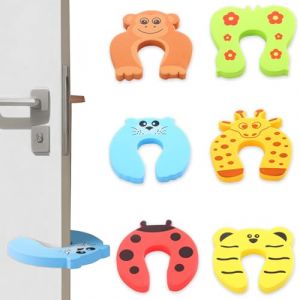 VisageVitalit 6 Pi&egrave;ces Bloc Porte S&eacute;curit&eacute; B&eacute;b&eacute;, Bloque Porte B&eacute;b&eacute;, Amortisseur Bloque Porte,Stop-Porte Mousse,Protection Doigt Enfant Securite,Bloque-Porte Foam Prot&egrave;ge Bebe (liuchao123, neuf)